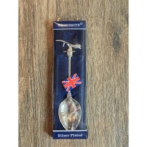 Exquisite Silver Plated Concorde Souvenir Spoon Made in Great Britain Aviation